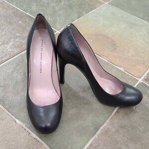 Marc by Marc Jacobs Black Leather Pumps Heel